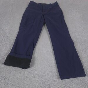 Eddie Bauer Pants Mens 32x30 Blue Fleece Lined Tech Straight Leg Nylon Stretch